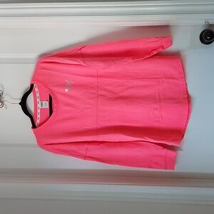 Victoria’s Secret PINK Long Sleeve Shirt Neon Pink Small